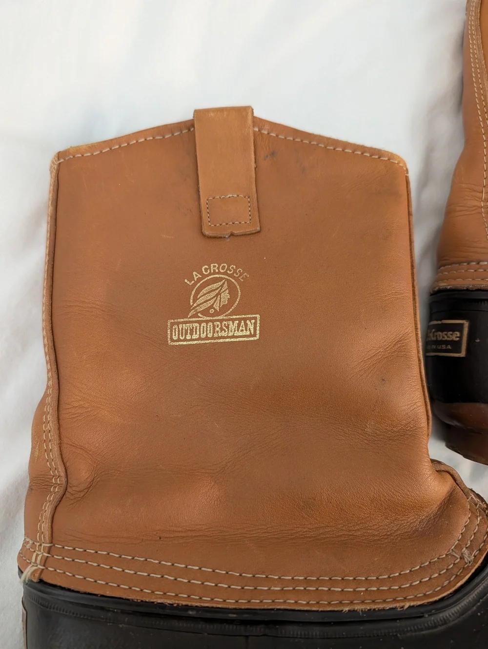 La Crosse Leather Outdoorsman Waterproof Workboot Steel Shank Thinsulate Size 10